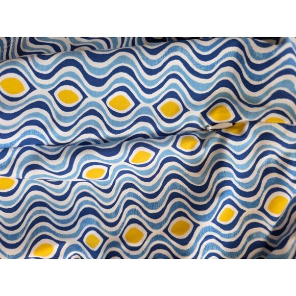 J.Mclaughlin Briana Skort in Costa Key Blue/White Medium A001250 - Picture 6 of 10